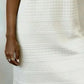 vestido direito de algodão puro