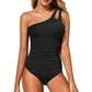 🔥 S-5XL 🍀 Fato de banho feminino ombro a ombro 🏖️👙