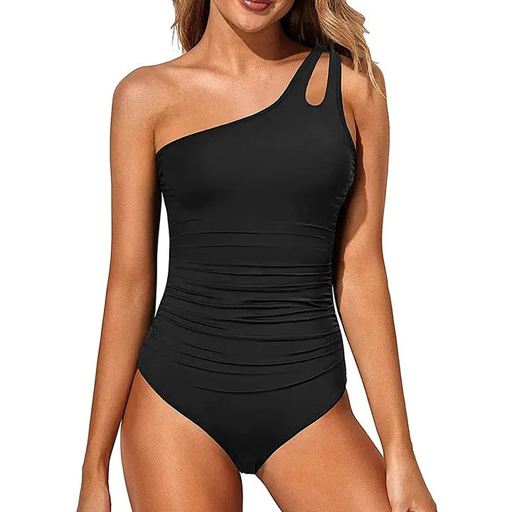 🔥 S-5XL 🍀 Fato de banho feminino ombro a ombro 🏖️👙