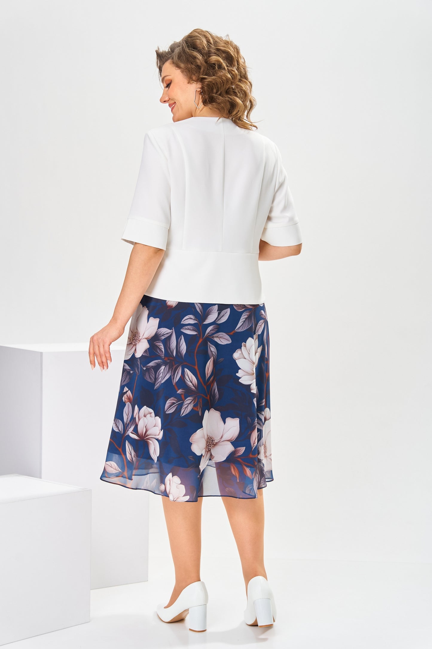 🌸[S-5XL]Vestido de algodão e seda de alta qualidade
