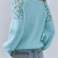 Camisola de senhora ombro a ombro com detalhes em renda