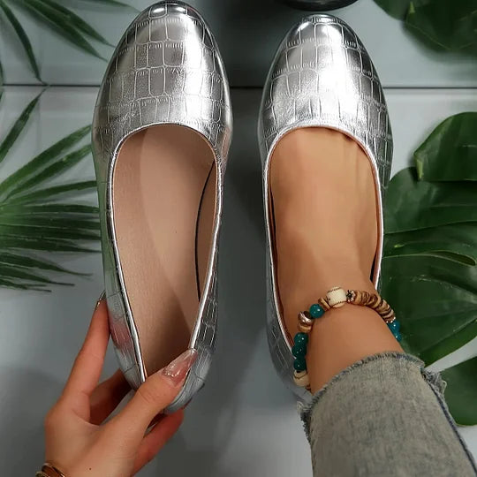 🔥Sapatos ortopédicos em pele para mulher leves, antiderrapantes e respiráveis