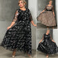 💋【S-5XL】👗 Novo vestido da moda, design clássico, elegante e simples