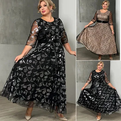 💋【S-5XL】👗 Novo vestido da moda, design clássico, elegante e simples