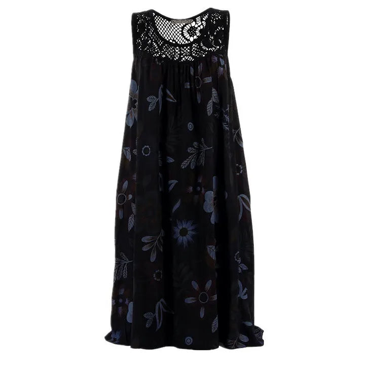 💥🔥 Vestido estampado sem mangas