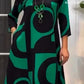 Vestidos confortáveis com botões outono/inverno 2024