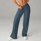 💕Calça feminina reta de cor sólida