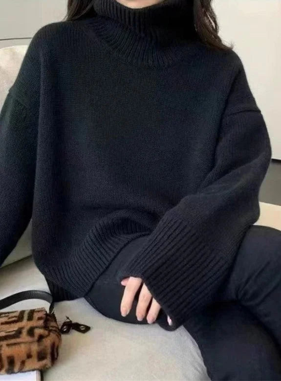 Camisola folgada com toque macio