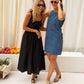 Vestido Antoina - Midi Casual Minimalista Verão 2025