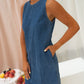 Vestido Antoina - Midi Casual Minimalista Verão 2025