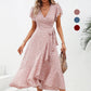 Vestido floral elegante para mulheres de verão