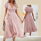 Vestido floral elegante para mulheres de verão