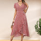 Vestido floral elegante para mulheres de verão