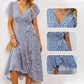 Vestido floral elegante para mulheres de verão